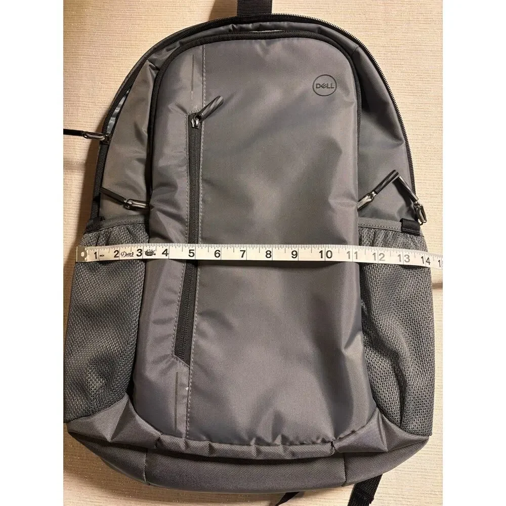 New Gray Silver Dell Laptop Bag Bookbag Backpack Internal Compartments Pockets!